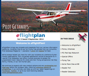 September 2014 eFlightPlan