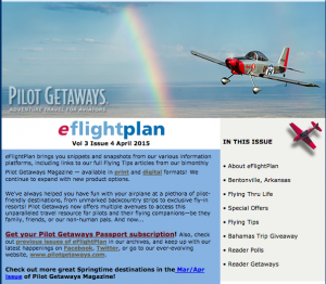 April 2015 eFlightPlan