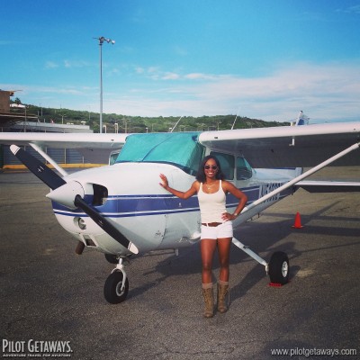 Kellee in Curacao at Falki Aviation