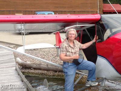 Wilma Melville & Float Plane