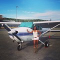 Kellee in Curacao at Falki Aviation