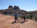 Betsy and Jake Mountain Biking