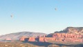 Hot Air Balloons over Red Rocks